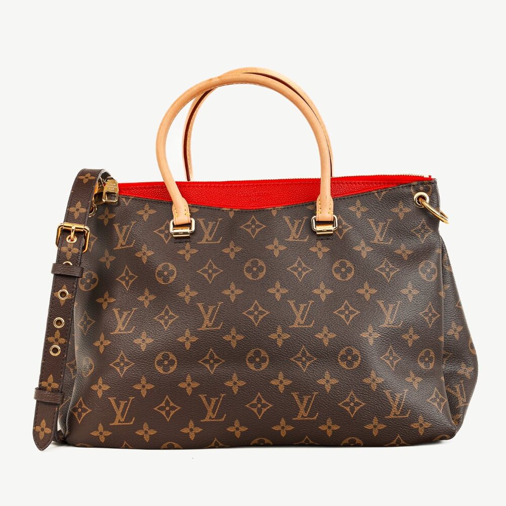 Louis Vuitton Pallas Monogram Canvas Cerise Handbag